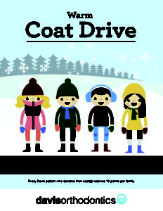 Warm Coat Drive is on now!