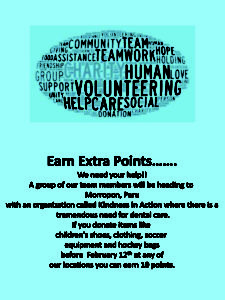 Earn Extra Davis Points!!!